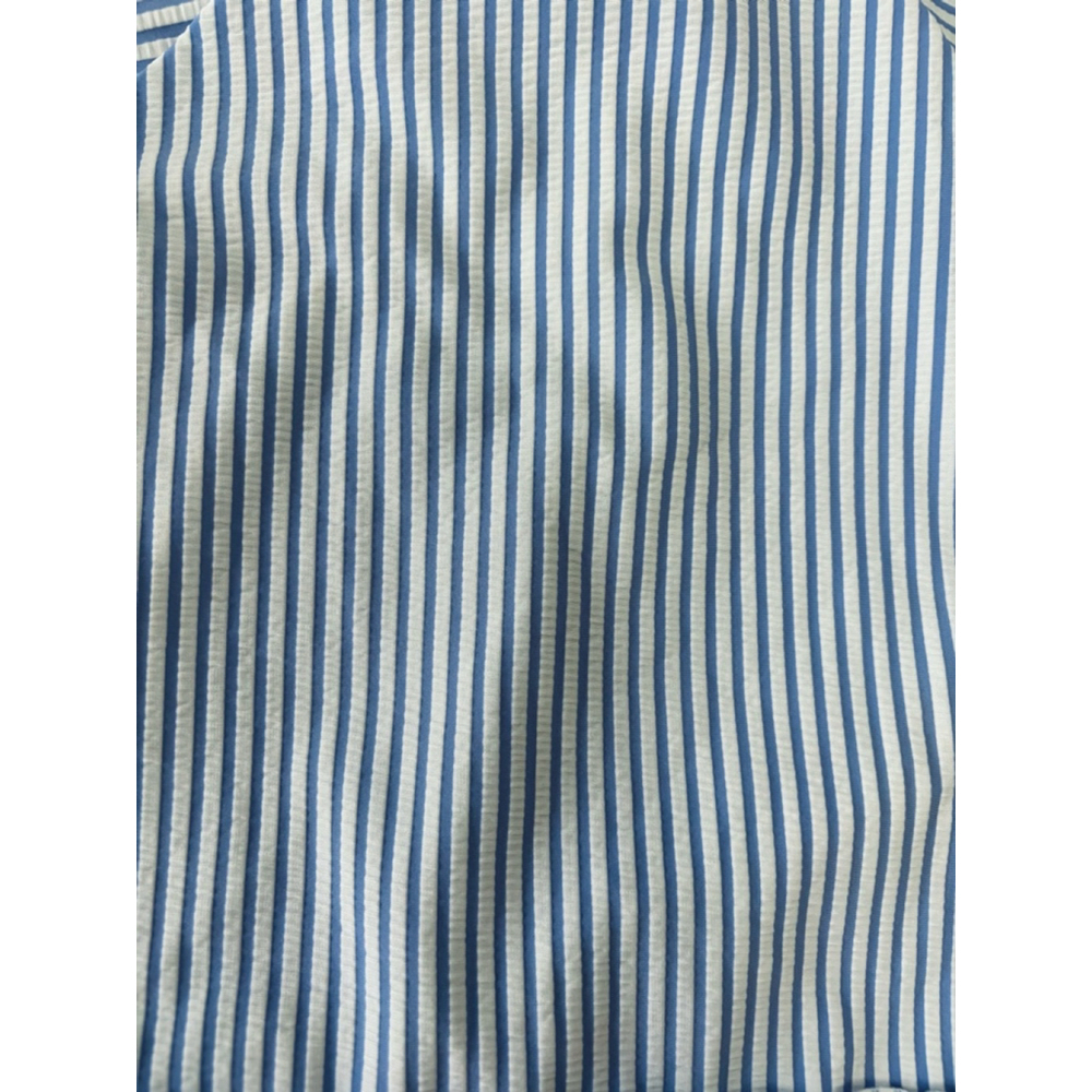 Girls RuffleButts Rashguard Swim Set 4T Blue White Striped - Picture 8 of 8